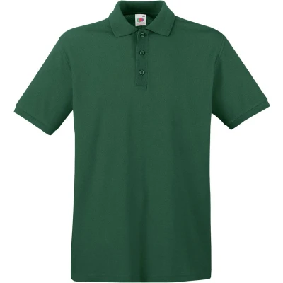 Afbeelding van Fruit Of The Loom Premium Heren Poloshirt Met Korte Mouwen (Bottle Groen)