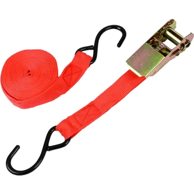 Afbeelding van Benson Spanband 5 meter Ratel en Haken Rood