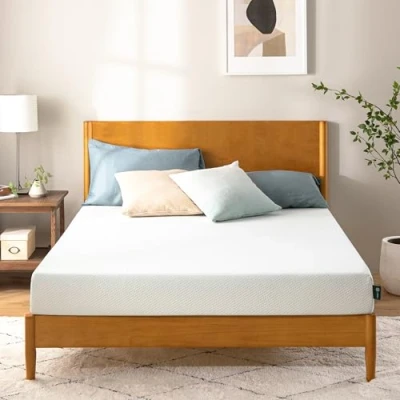 Afbeelding van Zinus Ergonomische schuimmatras 140 x 200 cm, orthopedische matras met hardheidsgraad medium, 5 zones, gewatteerde overtrek voor comfort, hoogte 11 Oeko Tex gecertificeerd