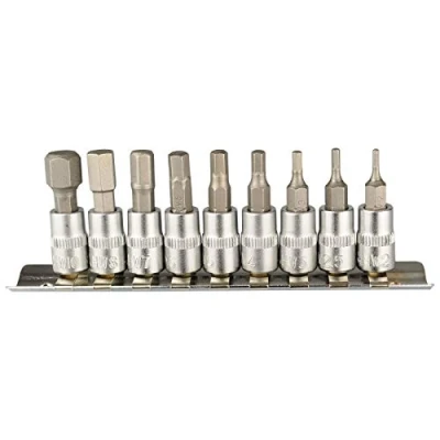 Afbeelding van Innensechskant Nüsse 1/4&quot; Nuss Stecknuss Bits Bit Sechskant Set Schlüssel 2 10 mm