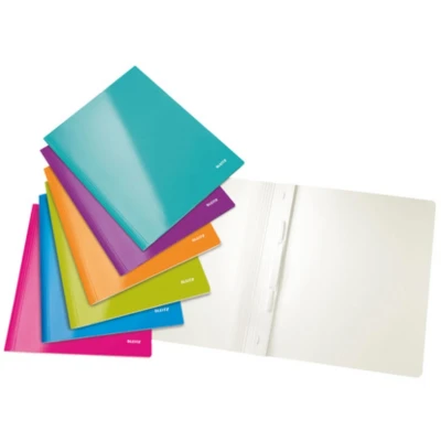 Afbeelding van Leitz WOW, snelhechtmappen A4, karton 1 Stuk roze metallic