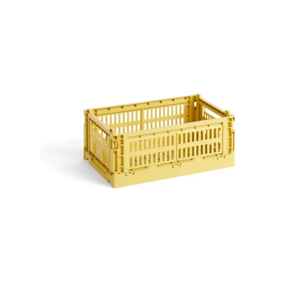 Afbeelding van Hay Colour Crate Krat RE Opbergbak S Dusty Yellow