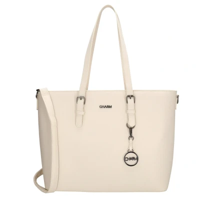 Afbeelding van Charm London Birmingham Shopper 15,6&quot; beige Laptoptas