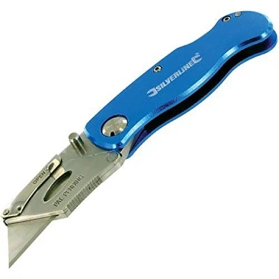 Afbeelding van Silverline Vergrendel snijmes en 10 reserve mesjes 90 mm