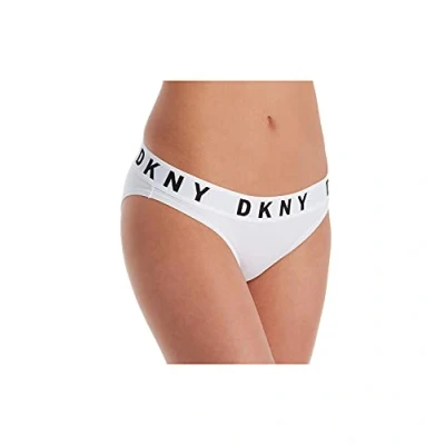 Afbeelding van DKNY Cozy Boyfriend ondergoed voor dames in bikini stijl, wit/zwart, XL