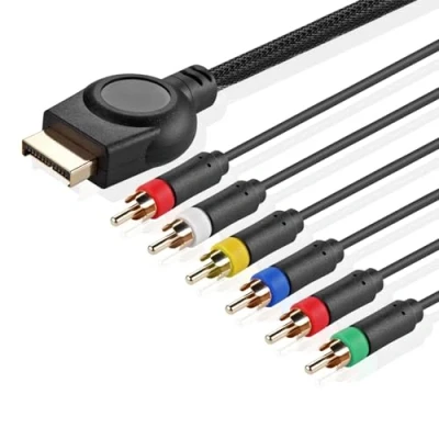 Afbeelding van TNP PS2 Component Kabel Premium YPbPr Video RCA AV voor PlayStation 2/3 (PS2/PS3)