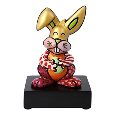 Afbeelding van Goebel Verzamelfiguur Figuur Romero Britto &quot;Orange Rabbit&quot; (1 stuk)