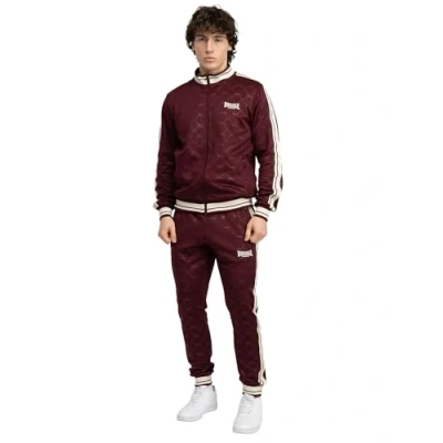 Afbeelding van Lonsdale Ashwell Trainingspak, Heren, Maat: XXL, Oxblood ecru