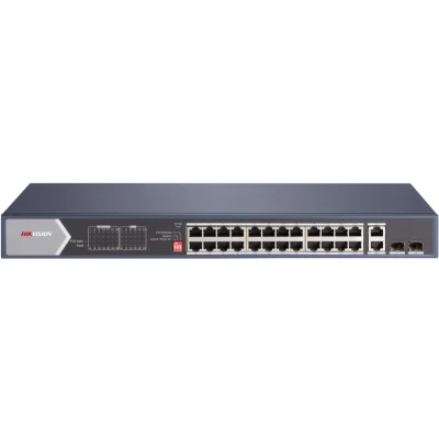 Afbeelding van Hikvision Digital Technology DS 3E0528HP E netwerk switch Unmanaged Gigabit Ethernet (10/100/1000) B