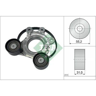 Afbeelding van INA Spanner poly V riem 534 0774 10