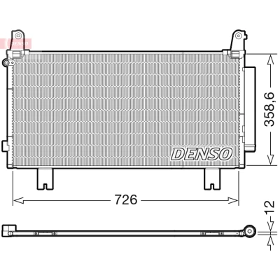 Afbeelding van Denso Airco condensor DCN40032
