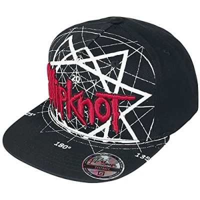 Afbeelding van Slipknot Jumbo Star Cap zwart Katoen Band merch, Bands
