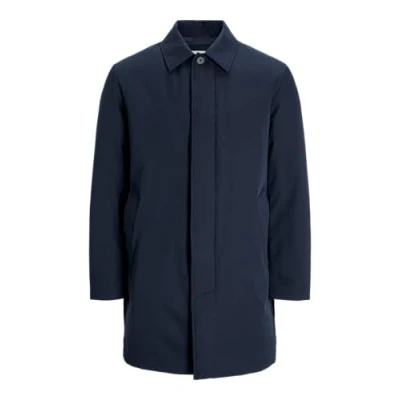 Afbeelding van Jack &amp; Jones Jprcccity Padded Mac Coat, navy, XS