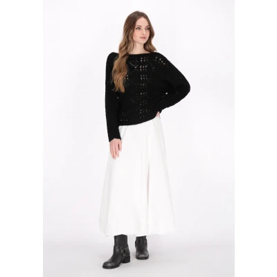 Afbeelding van Dreimaster Trui, Dames, Maat: XL/XXL, Black