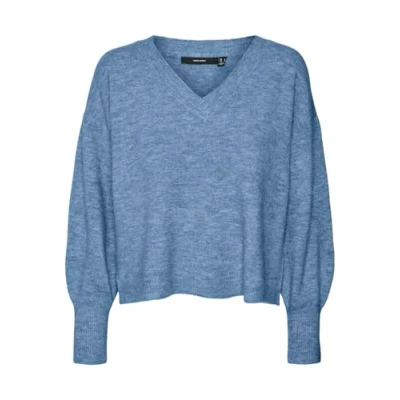 Afbeelding van VERO MODA VMJUPITER LS V hals trui BF, Allure/Detail: w. Melange, XS