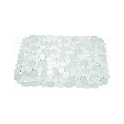 Afbeelding van iDesign 60660 Pebblz Afdruiprek, antislip, gootsteen, afdruipplaatmat, kunststof, helder, groot