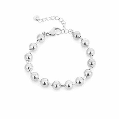 Afbeelding van Bijoutheek Armband (Sieraad) Balls Zilver