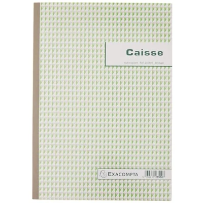 Afbeelding van Exacompta kasboek, ft A4, Franstalig, dupli (50 x 2 vel)