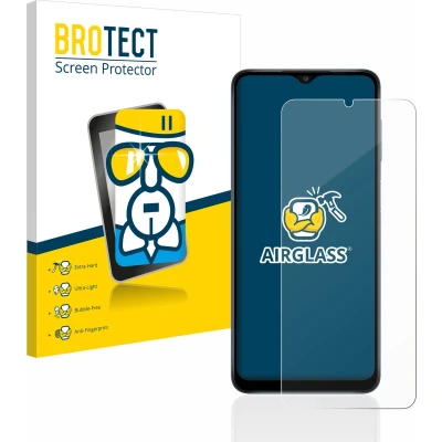 Afbeelding van BROTECT Screenprotector voor Samsung Galaxy A12 Folie Beschermfolie Beschermglas transparant