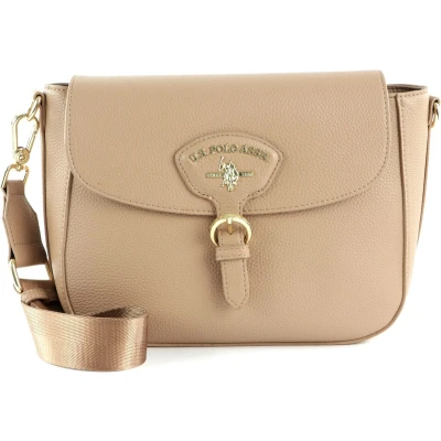 Afbeelding van U.S. POLO ASSN. Schoudertas Stanford Flap Crossbody Bag Beige