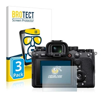 Afbeelding van BROTECT Screenprotector voor Sony Alpha 1 Folie Beschermfolie Beschermglas transparant (3 Stuks)