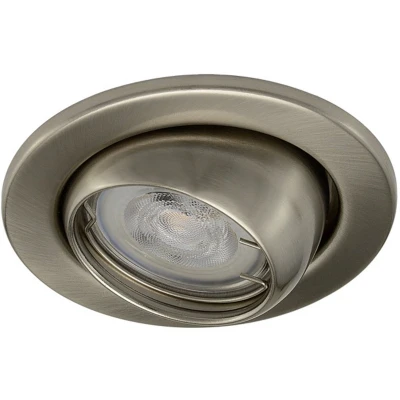 Afbeelding van LED inbouwspot Luijte Rond RVS Look Extra Warm Wit Dimbaar 4W Philips