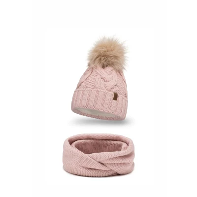 Afbeelding van Vivisence SET Sjaal, Dames, Maat: One Size, Light pink