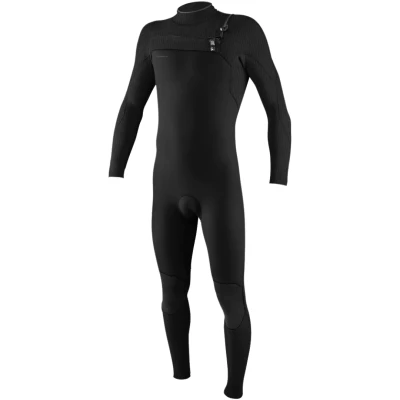 Afbeelding van O&#039;Neill Hyperfreak 5/4 chestzip heren wetsuit Zwart MT