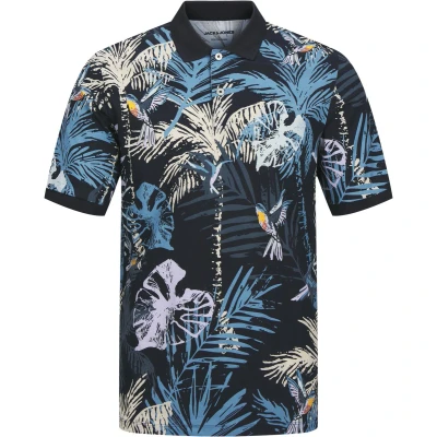 Afbeelding van Jack &amp; Jones Jjhawaii Poloshirt, Heren, Maat: Small, Sky captain