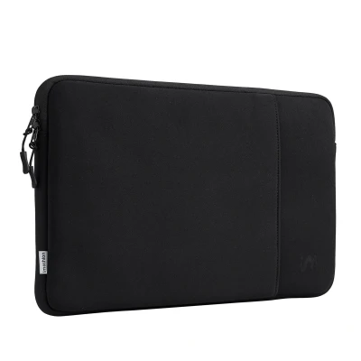 Afbeelding van Laptop Hoes Laptopsleeve Met Vak 14 Inch / 14.2 Neopreen Black Zwart imoshion