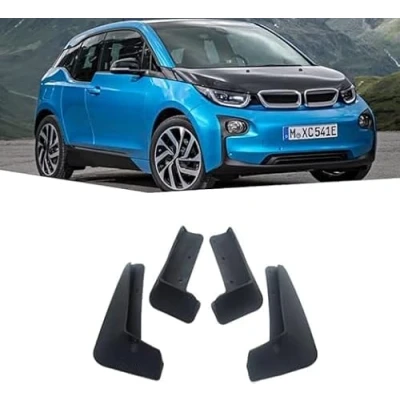 Afbeelding van 4 stuks auto spatbord spatlappen voor BMW I3 Eletric 2013 2022, spatborden achter exterieur decoratie bescherming accessoires