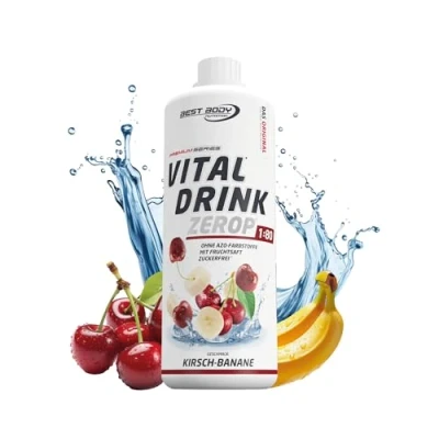 Afbeelding van Vital Drink Zero (1000ml) Kers Banaan