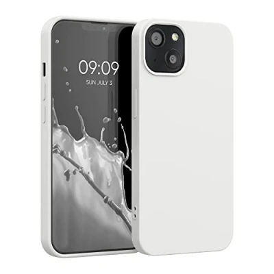 Afbeelding van kwmobile telefoonhoesje geschikt voor Apple iPhone 13 Hoesje smartphone Back cover in mat wit