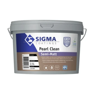 Afbeelding van Sigma Pearl Clean Semi Matt Muurverf 2,5 liter Mengbaar