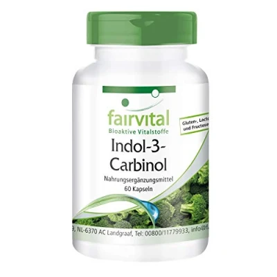 Afbeelding van Fairvital Indool 3 carbinol capsules (indol) HOOG GEDOSEERD I3C met broccoli poeder VEGAN 60