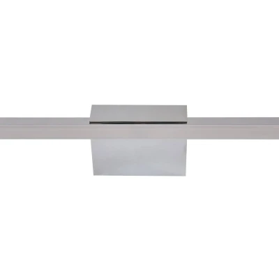 Afbeelding van Lucande LED spiegellamp Kivana, chroom, metaal, 90 cm, IP44