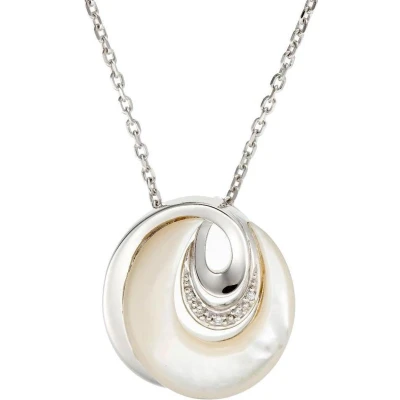 Afbeelding van Orphelia Hanger + Ketting White Mop Zirconium ZH 4613