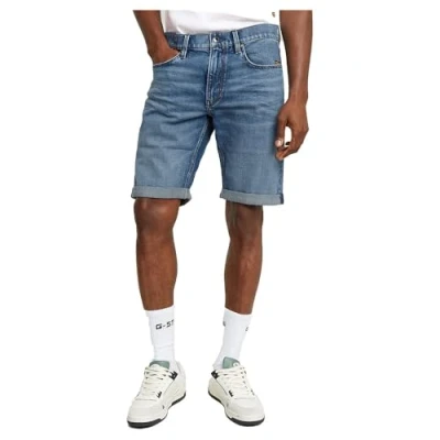 Afbeelding van G STAR MOSA Jeansshort, Heren, Maat: 24, Faded cascade
