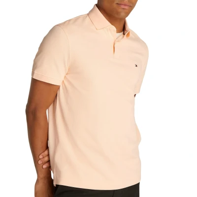 Afbeelding van Tommy Hilfiger Regular Poloshirt, Heren, Maat: Medium, Whipped papaya
