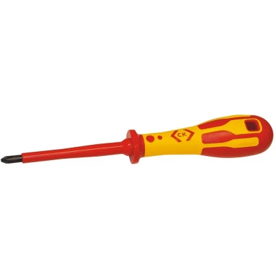 Afbeelding van C.K Dextro T49142 1 VDE Kruiskop schroevendraaier PH Koplengte: 80 mm DIN ISO 8764, EN 60900