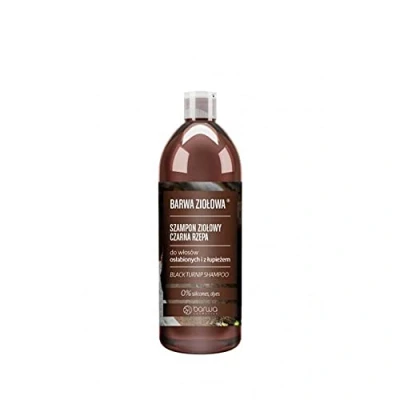 Afbeelding van Color Herbal Shampoo For Weak And Dandruff Hair Black Turnip 480Ml