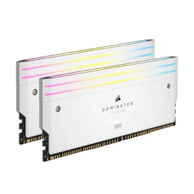 Afbeelding van Corsair DDR5 Dominator Titanium Light Enhancement White