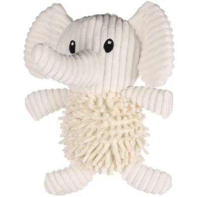 Afbeelding van Schattige Flufa Olifant of Eend Perfecte hondenknuffel Beige / 25 x cm