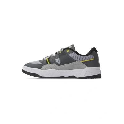 Afbeelding van DC Shoes Construct Sneakers laag, Maat: 43, Wyy white grey yellow Leer