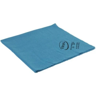 Afbeelding van Vikan Microvezeldoeken Microfibre Lustre 40 Microvezeldoek Blauw 400x400mm