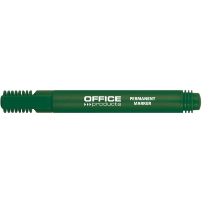 Afbeelding van Office Products permanent marker 1 3 mm, rond, groen 12 stuks