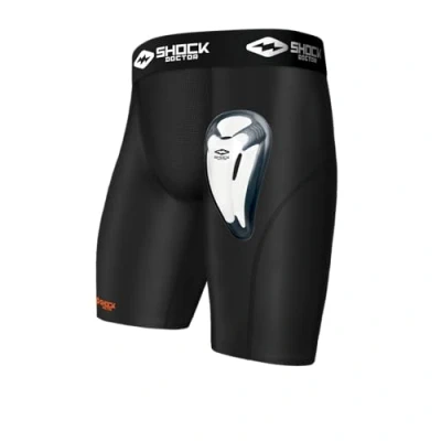 Afbeelding van Shock Doctor 221 Compressieshorts met BioFlex protector, comfort en compressie, maximale bewegingsvrijheid, contactsport, protector