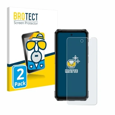 Afbeelding van BROTECT (2 Stuks) Antireflecterende Beschermfolie voor Ulefone Armor 26 Ultra Anti Glare Screen Protector, Mat, Ontspiegelend