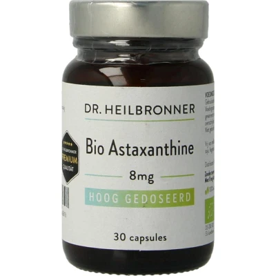 Afbeelding van Dr Heilbronner Astaxanthine hoge dosis bio 30 Capsules