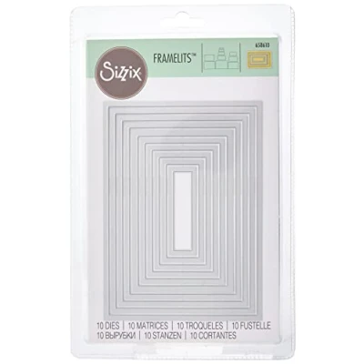 Afbeelding van Sizzix Framelits Mal Rectangles #2 10Pak 658610 Paula Pascual